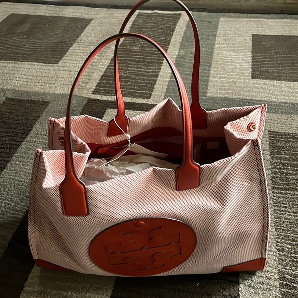 Brand new Tori Burch tote, color RUSTY KNOT.